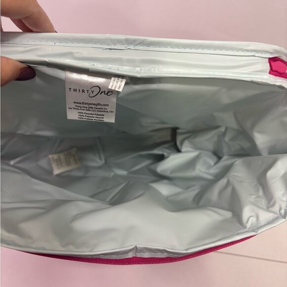 NWT Pink Paisley Thermal Backpack Bin9